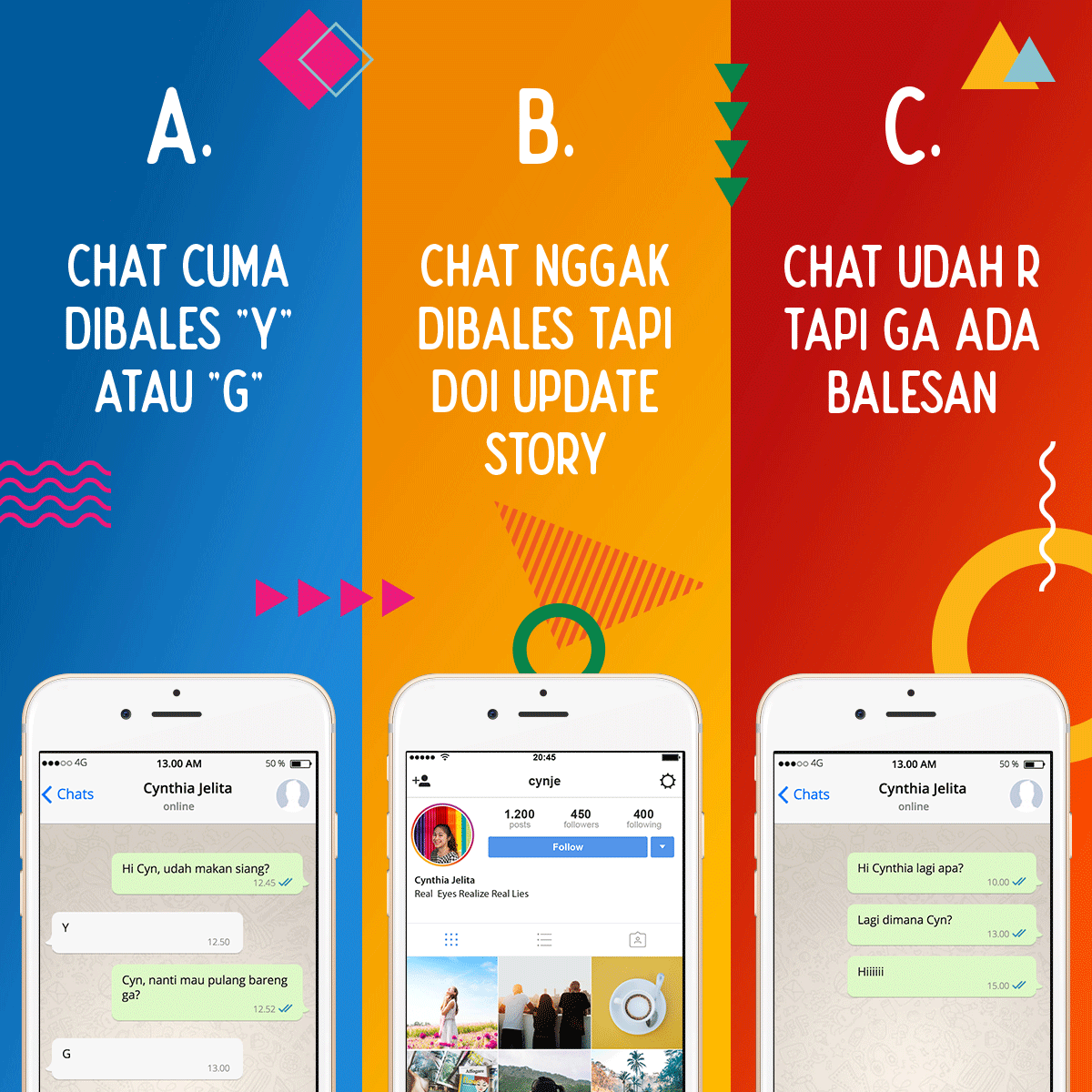 Chatting sama gebetan emang seru dan bikin deg-degan. Menurut lo mana sih yang paling bikin jantung mau copot, gaes? Biar rilek dikit, mending ajakin gebetan lo #JetZtogether aja!
