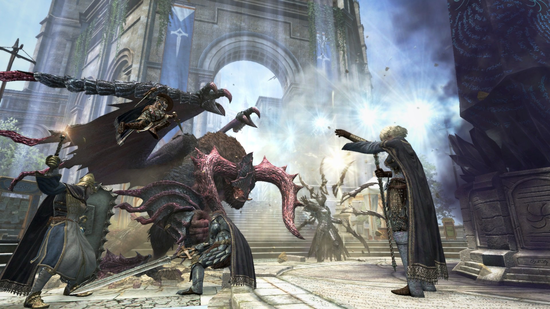 Twitter 上的 ドラゴンズドグマ オンライン 公式 黒竜の死により その覚者である黒騎士も完全に滅した はずだった 黒騎士 とそのポーン アルタード ズール が白竜神殿を襲来 その正体は そして目的とは 詳細は来月情報公開予定 今しばらくお待ち