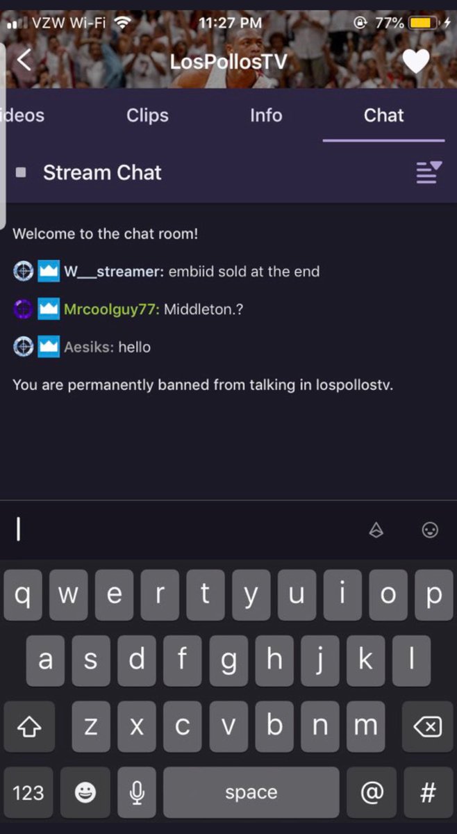 iRunShxT's tweet photo. @LosPollosTV check logs and unban a diamond sub🤡 https://t.co/eaVpFCDG3W