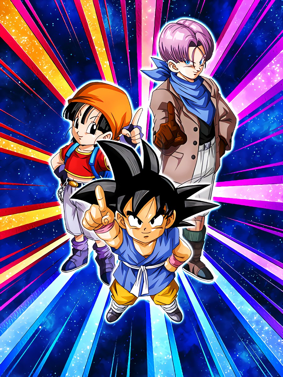 Hydros New Int Gt Trio Coming To Dokkan Ssr Art Dokkanbattle Beginning Of A New Adventure Goku Gt Pan Gt Trunks Gt Character Hd Version ドッカンバトル 新たな冒険の幕開け 孫悟空 Gt パン Gt トランクス Gt