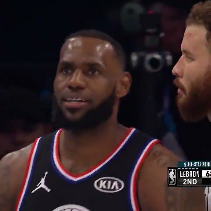 .@KingJames put up 19 PTS for #TeamLeBron to win the #NBAAllStar πagain! π
