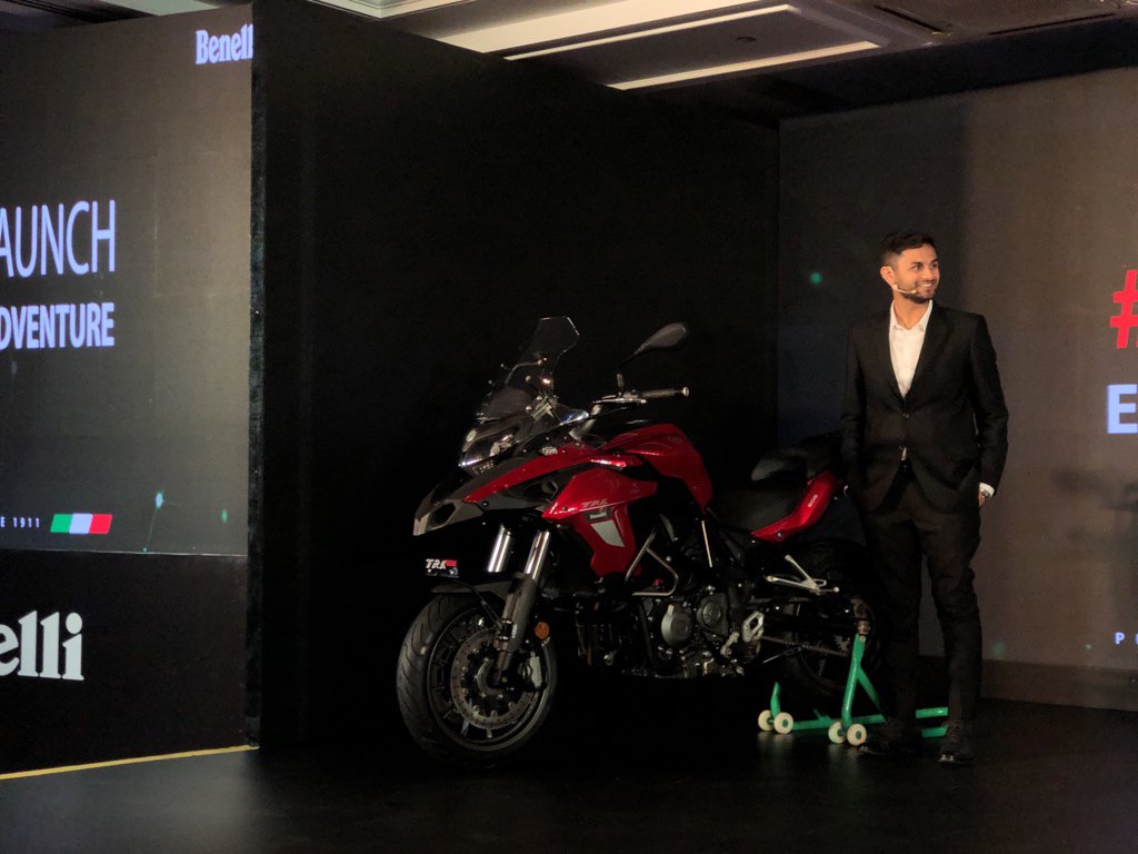 odmag's tweet photo. The news is that the @BenelliIndia range for this year will include #TRK502X, #TRK502, #Leoncino, #C502 big the big hope is on #Imperiale. All of these arrive this year. The #TNT1200 will be at 2019 #EICMA in Milan. Will hit markets April-May 2020 &amp; then will come Indian plans https://t.co/yP6kiOjEcv