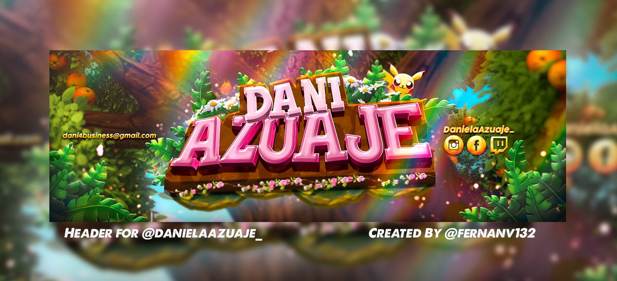 ¡Nuevo diseño de parte de @fernanv132! 

Para: <a href="/DanielaAzuaje_/">Daniela Azuaje</a> 

Portafolio: behance.net/fernanv132