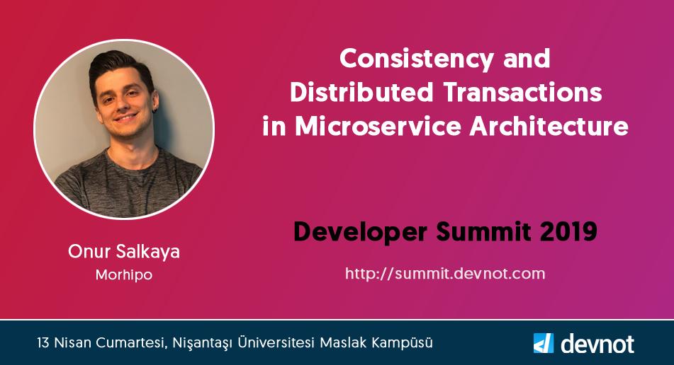 Onur Salkaya 13 Nisan Cumartesi günü Developer Summit'te summit.devnot.com  #developersummit19