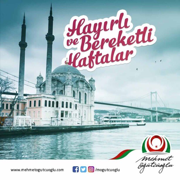 Hayırlı ve bereketli haftalar...