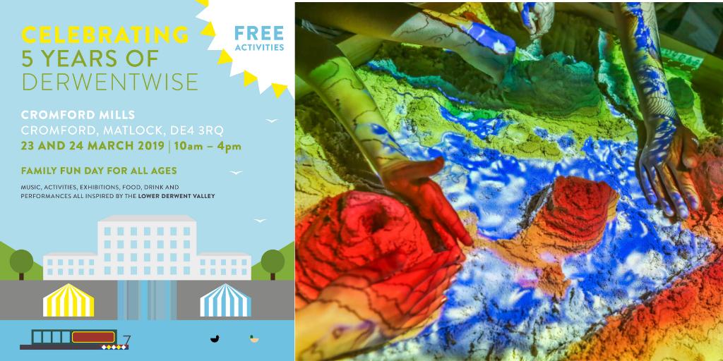 Play in in the sand landscape and learn how to make it rain at the celebration weekend.

Sat 23rd &amp; Sun 24th March at Cromford Mills

Fun for all ages!

<a href="/DerbysWildlife/">Derbyshire Wildlife Trust</a> <a href="/CromfordMills/">Cromford Mills</a> <a href="/DerbyDaysOut/">DerbyDaysOut</a> <a href="/DerbyUniArts/">University of Derby School of Arts</a> @HeritageFundEM