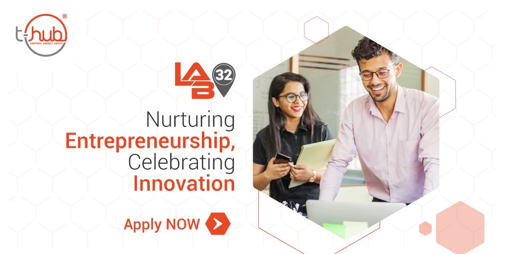 Take your startup to the next level. If you are an early-stage tech #product #startup, apply for the next batch of our #Lab32 #incubation program, NOW! Click bit.ly/2TQBUbS  #CallForApplication #NowOpen #Entrepreneurship #Innovation #InnovateWithTHub #StartupIndia #THub