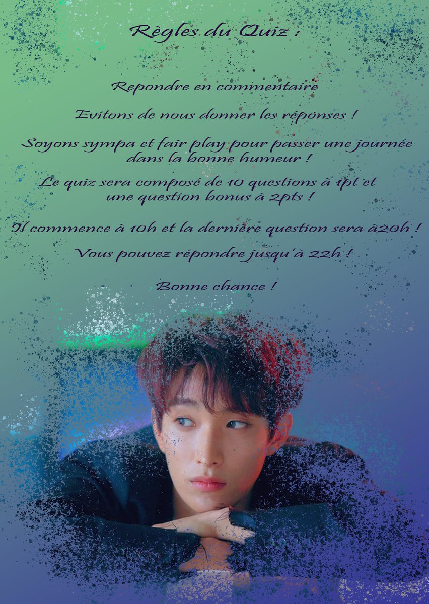 DKFrance17's tweet photo. #DAY_DK_DAY]

🎈Nous avons désormais lancé les activités!💡

🎵N'oubliez pas le quiz qui commence à 10h et de participer au Giveaway !🎷

🔝Mais surtout, pensez à DK et Vernon toute la journée ! 😉

#SEVENTEEN #DK #DAY_DK_DAY 
__
#Gidae https://t.co/QvAhQvBJBH