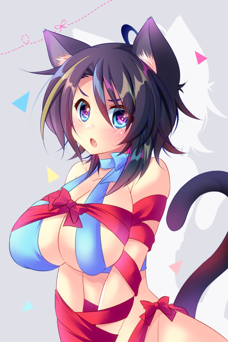 名前つけたいっていって一向に思い浮かばないネコチャン 