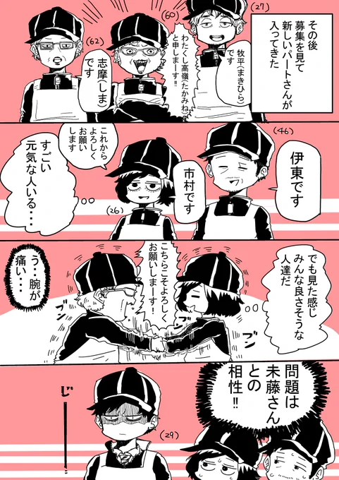 スーパーの精肉漫画
29(肉)の上司未藤さん
6話 新しいパートさん
#コミックエッセイ
#エッセイ漫画 
