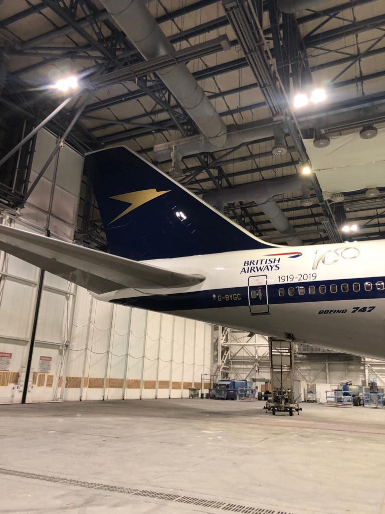 British_Airways's tweet image. Our BOAC 747 is ready for takeoff... Follow flight BA100 to @HeathrowAirport  on @flightradar24 now! #ba100 #boac