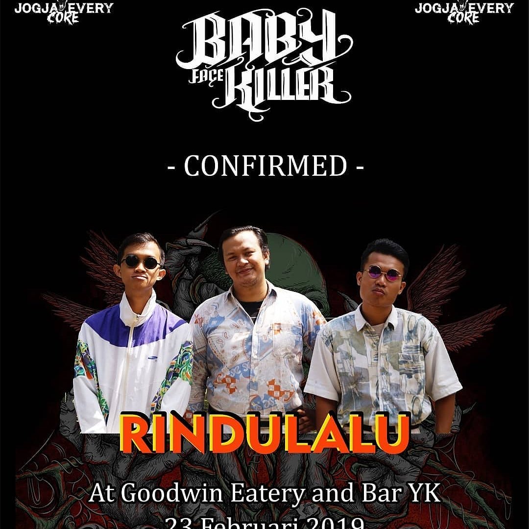 Jangan lupa kosongkan jadwal, Rindulalu bakal menghibur di acara launching mini album <a href="/BabyFaceKiller5/">BABY FACE KILLER</a>