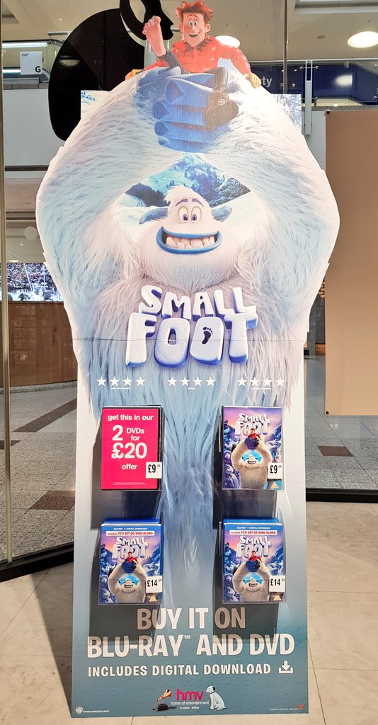 Last but not least... Just in time for the #HalfTermHolidays we have <a href="/SMALLFOOTMovie/">SMALLFOOT Movie</a>