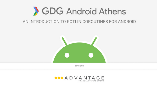 GDGandroidATH's tweet photo. What is this? Could it be? A new GDG Android Athens even is just around the corner?
That's right folks! Join as on 27 Feb, where Antonis will introduce us to Kotlin's Coroutines! RSVP now https://t.co/iPxZKJAdNY https://t.co/XelPcnUi1h