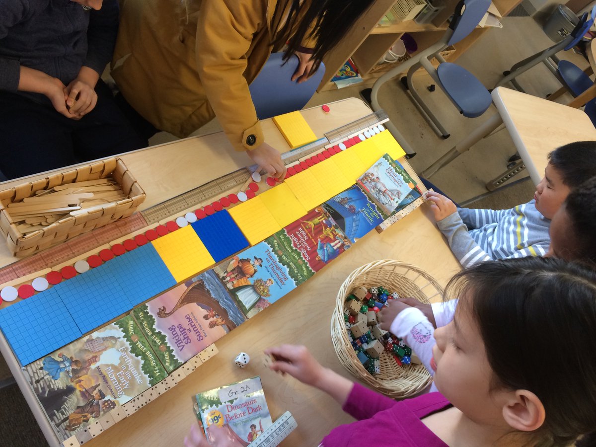 NIS_Grade2's tweet image. 6 1/4 magic tree house books, 2 1/2 chairs, 61 unifix cubes. Finding accuracy with units of measurement for our rectangular tables...
#NISinquire #Unitsofmeasurement