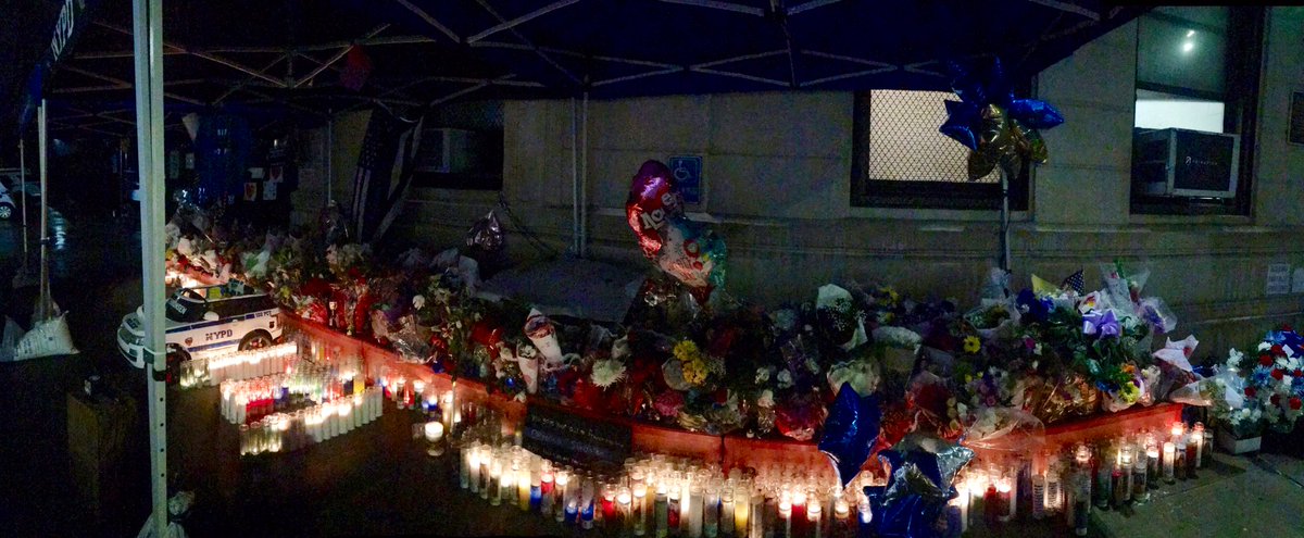 jennamdeangelis's tweet photo. This memorial says it all. It shows how much NYPD Detective Brian Simonsen meant to his community. It shows the immeasurable loss. It says more than words ever could. https://t.co/z6zVe2kTuG