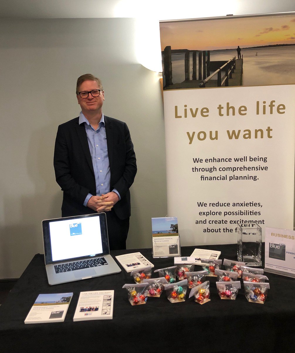 Andrew Dunn, our Chartered Wealth Manager, enjoyed meeting some of our fellow members of the <a href="/DorsetChamber/">Dorset Chamber</a> last week. This was our stand before all the chocolates disappeared!