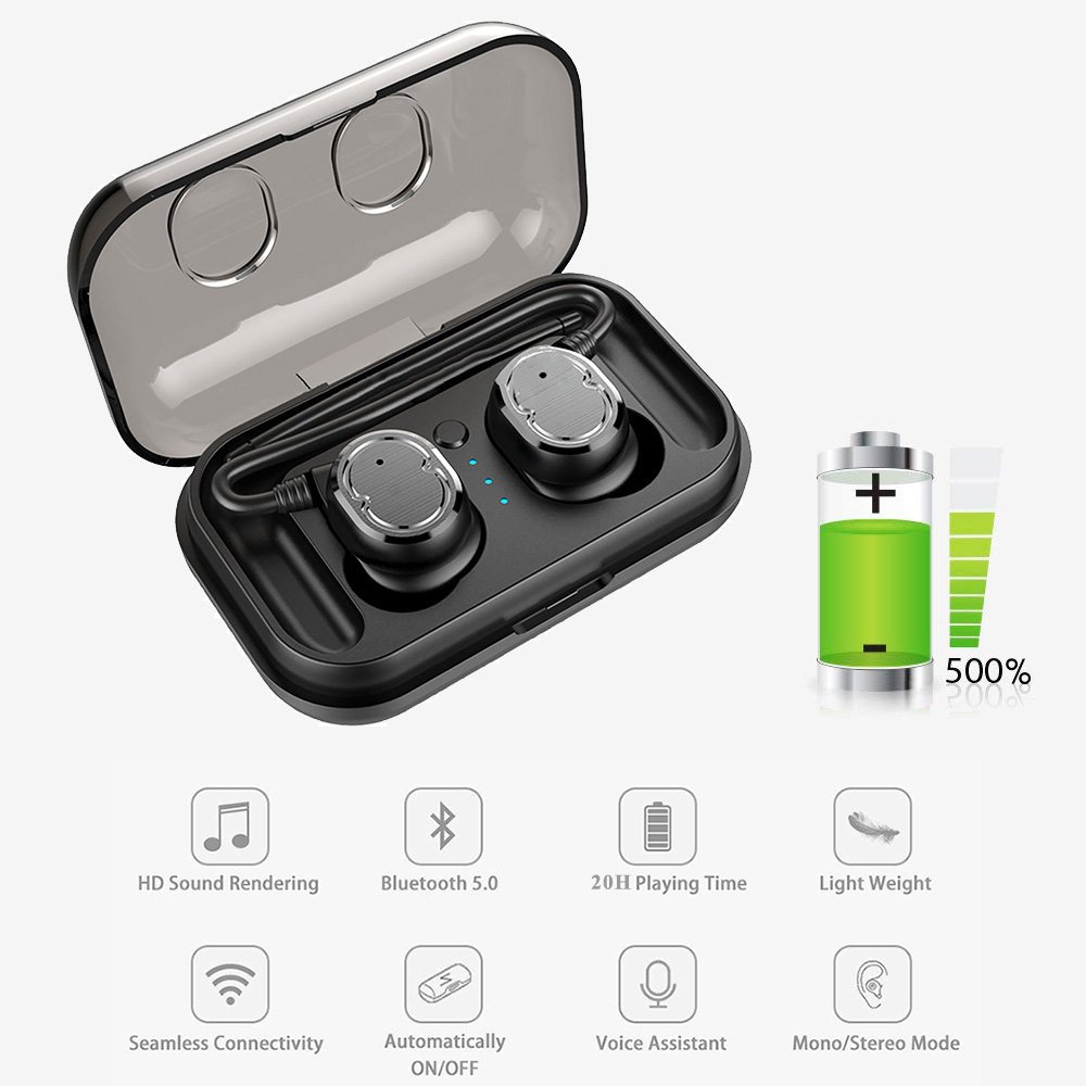 CeotechI's tweet image. Debon Bluetooth 5.0 Auricolari portatili wireless IPX5 Impermeabile resistente al sudore CVC 6.0 Cancellazione del rumore con custodia di ricarica 20 ore Playtime TWS...
@Debon @Auricolari @IPX5 @Wireless #Debon #Auricolari #IPX5 #Wireless
Link Amazon: tinyurl.com/y4yu6uec