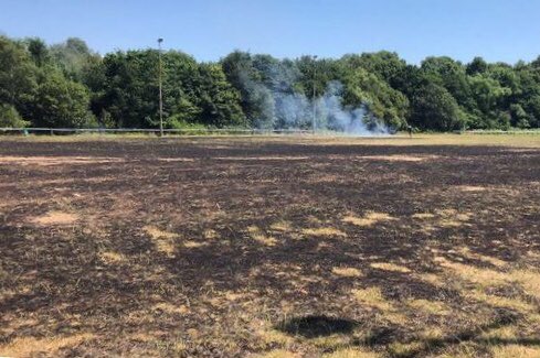 construction_fc's tweet image. Darley Park Is Looking To Sue Midfielder @Carterdcfc After Covering Every Blade Of Grass The Pitch Has Been Left Bare #Engine #RunForest #Robbos