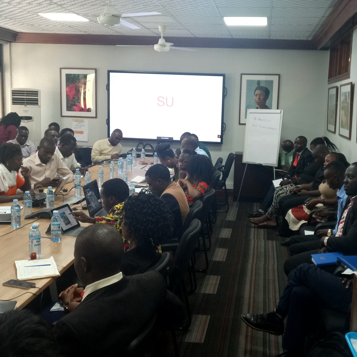 AndrewMukose's tweet photo. Africans are ready to again win the global ideas for Action 2019 competitions. Receiving tips and guidance now during the 2nd IdeaLAB in Africa happening in Uganda at World Bank Offices. #idealab2019 https://t.co/B36DXcOQ2U