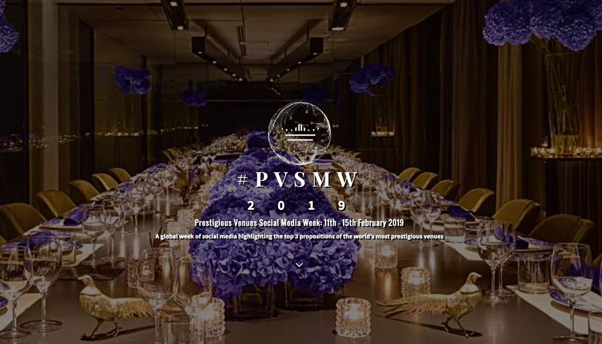 PrestigiousVns's tweet photo. Congratulations to all who participated in #PVSMW Some fantastic event propositions &amp; winners announced tomorrow! #TheBestVenues #SocialMediaWeek
@HRHRivieraMaya @Sofitelkech @TowerBRGEvents @GuomanHotels @RoseateReading @milestonehotel @hevercastle @BlenheimPalace @OGGSVenue https://t.co/2Fwp0FH045