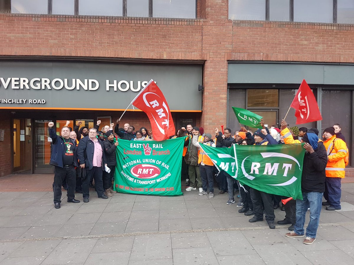 RMT East London Rail Branch tweet media
