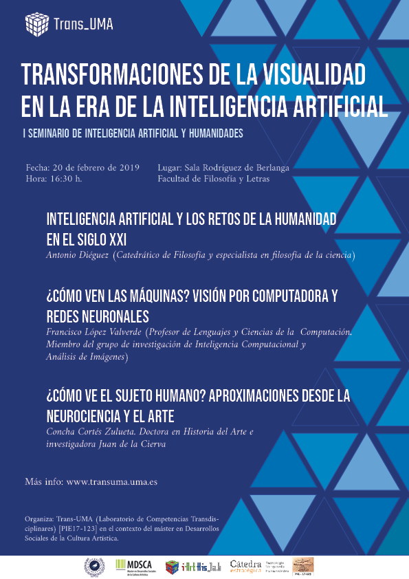 Seguimos con las actividades de #TransUMA en <a href="/InfoUMA/">Universidad de Málaga</a>. Si queréis reflexionar sobre cómo la #IA puede transformar el modo en que vemos las imágenes de la cultura, os esperamos aquí. Más info en: transuma.uma.es/resultados/tra… #HD #DAH