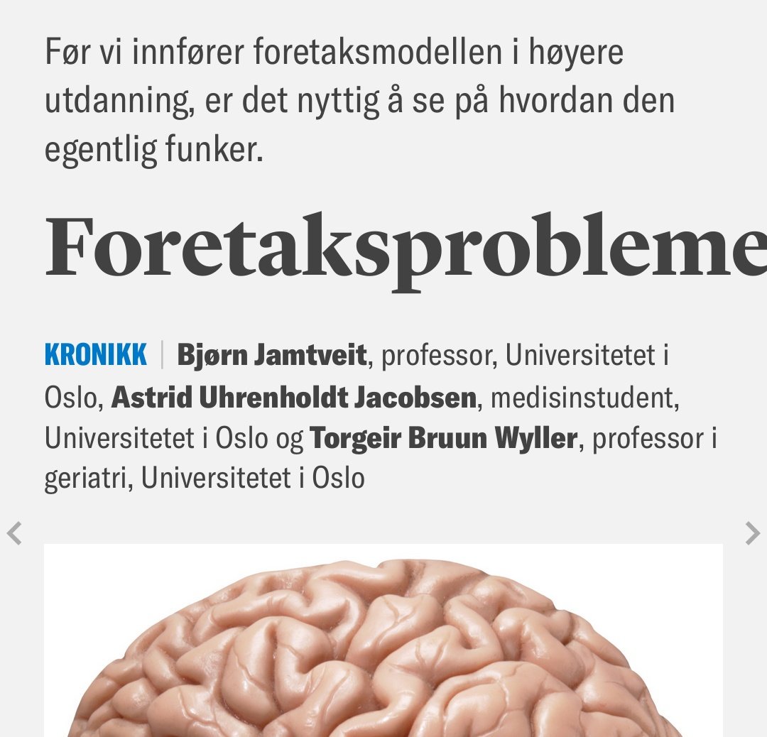 To dager til ski-VM, og @astridjacobsen varmer opp med å skrive en kronikk i @Klassekampen om foretaksmodellen. Utradisjonelt! Lesverdig er den også.