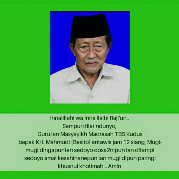 Sugeng Kundur yai ... 
Khusnul khotimah 🙏 Al-fatihah