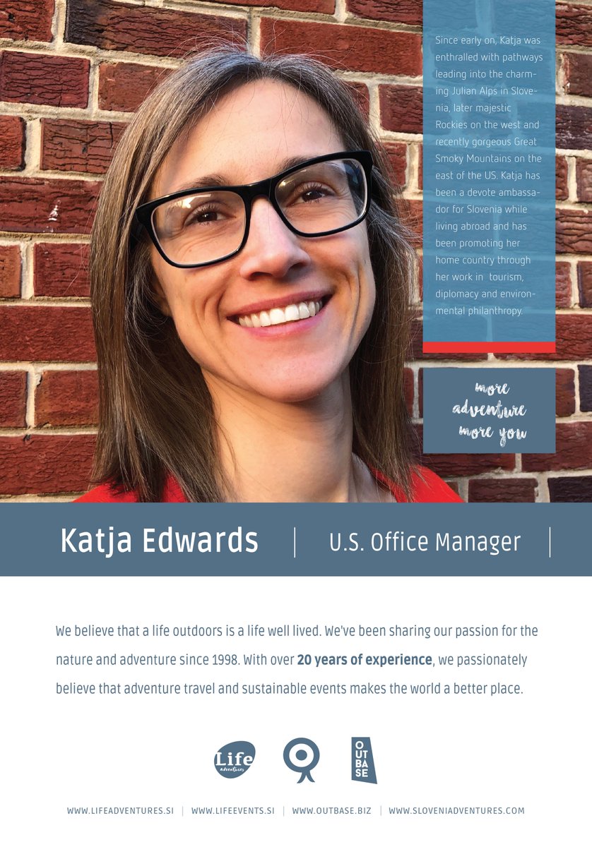 Our fresh and brand new USA Office has just opened its doors in Washington DC and it is run by our co-worker Katja Edwards. We've created a strong bridge of trust between the American market and our services ... #moreadventuremoreyou #Slovenia #Croatia #UnitedStatesofAmerica