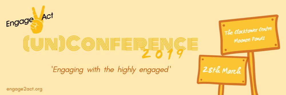 Engage2Act's tweet photo. (Un)Conference 2019 - Engaging with the highly engaged.
You're invited to join the E2A Victoria collective at (Un)Conference 2019 to connect, test ideas, share stories &amp; be inspired by the passion of those in the #communityengagement sector. 28/03/2019 https://t.co/97G88rh3v2 https://t.co/PqmlIoBHVh