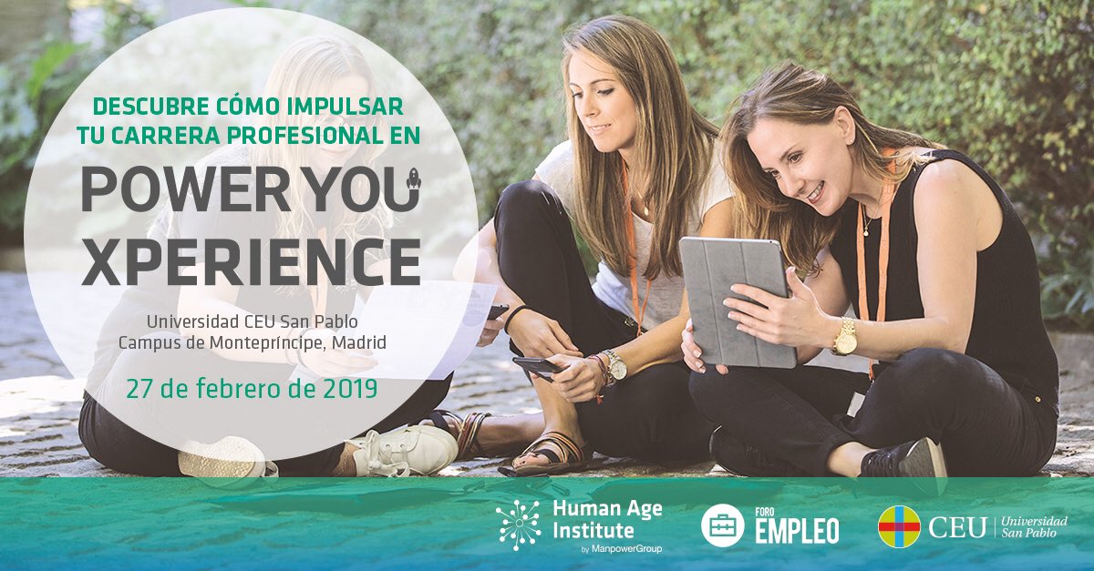 sara_C_fdez's tweet photo. Cada vez queda menos para el #ForodeEmpleo 🥳 en @USPCEU. Anímate y participa !! @HumanAgeInsES @ManpowerGroupES https://t.co/2MUwyIDD8J