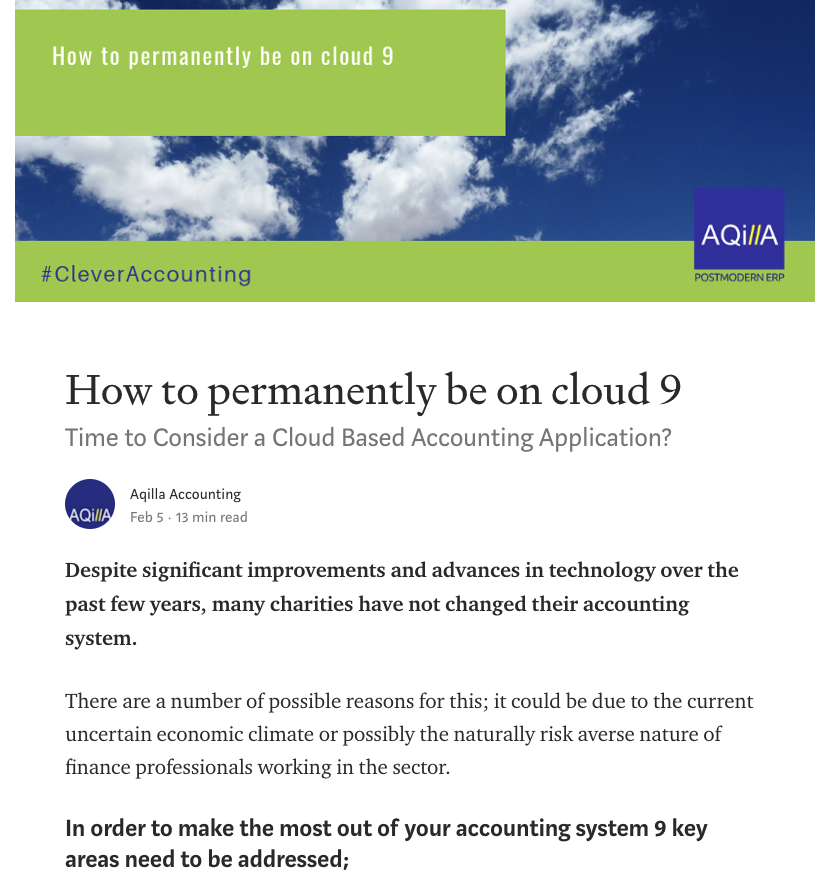 aqillauk's tweet photo. Make sure you've read our latest article on @Medium:
How to permanently be on Cloud 9, click here to read: https://t.co/ZGR1TZB8Ez
#CloudAccouting #CleverAccounting https://t.co/pR4GOmYflQ
