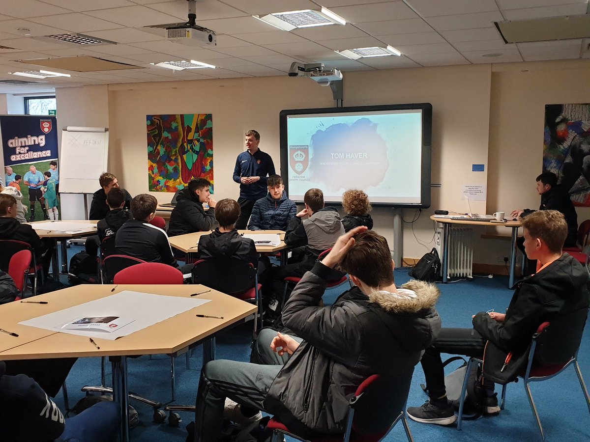 aldershotra's tweet photo. We are at @HFAYthCouncil #RefDev today at @ThorndenSchool ⚽️ Looking forward to an action packed day despite the weather 🌧 https://t.co/H1MW0bqG2H