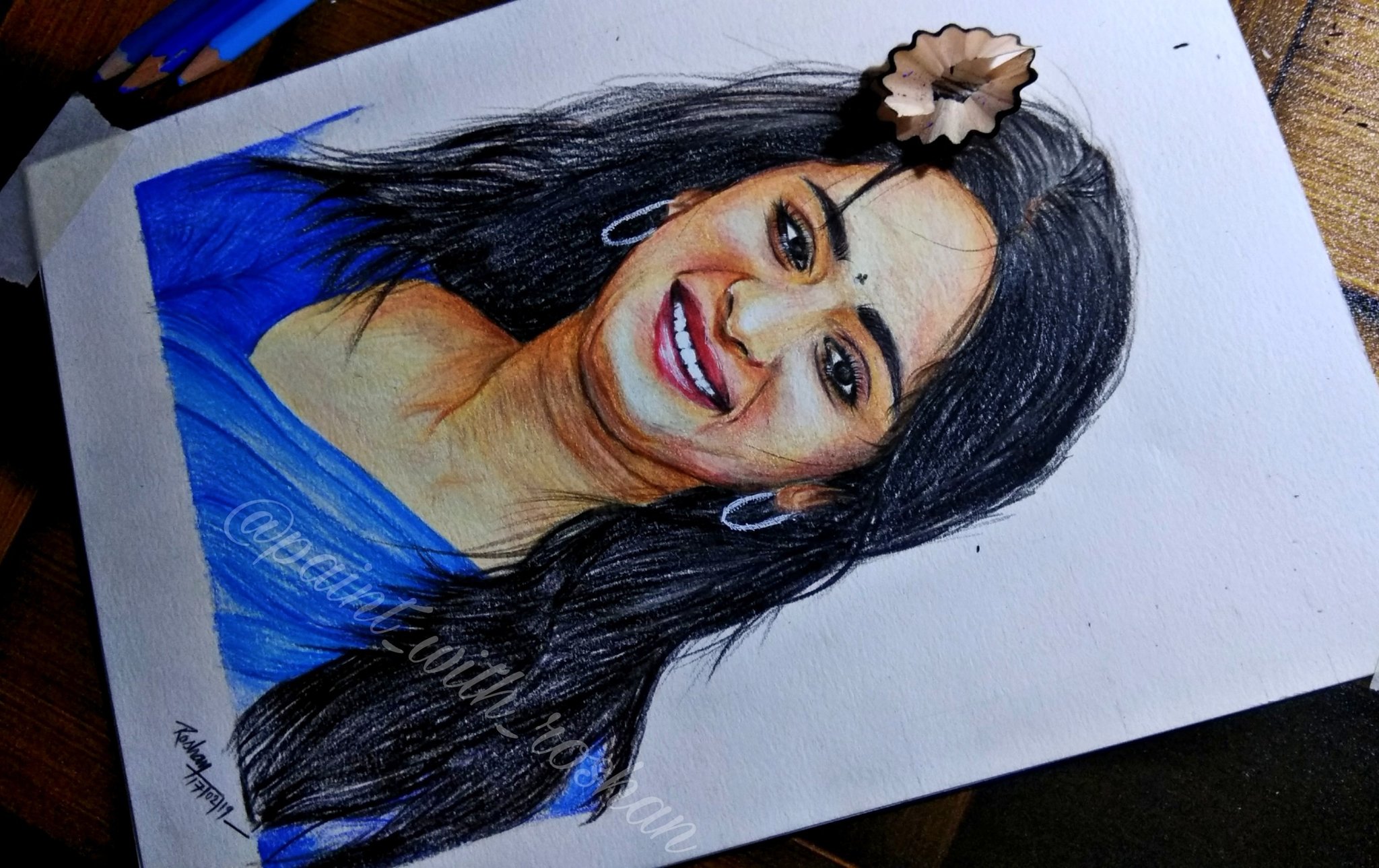 SS MUSIC  A Fansketch for Anushka Shetty  Facebook