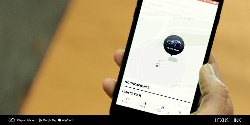 LexusSpain's tweet photo. Lexus presenta #LexusLink, con la que es posible analizar el estilo de conducción tras cada viaje con las estadísticas más importantes. #ConecteSuLadoLexus iOS: https://t.co/iQmfGcMBY5 Android: https://t.co/6IXeuNd2iz https://t.co/RFeqaKAA0X
