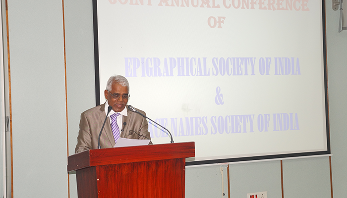 Director_DHT's tweet photo. We have successfully organized the 44th National Seminar of Epigraphic Society of India at Dr. MCRHRD Institute, Hyderabad on 16-18 Feb 2019. This was attended by scholars from all over the country. #EpigraphicSocietyofIndia #NationalSeminar @TelanganaCMO @KTRTRS @tsdamindia https://t.co/x1f1II5s38