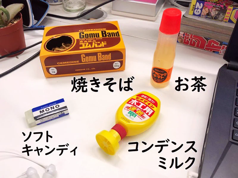 文房具の容器に食べ物を入れてみた！？それを仕事中に……ｗｗｗ
