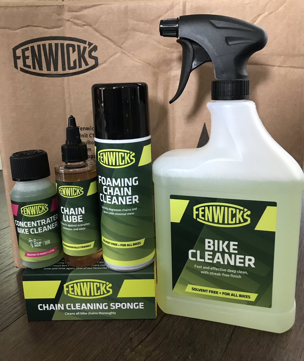 Just received from Fenwick’s. This will keep the race team ‘Spick and span’ and ready for action in the season ahead.