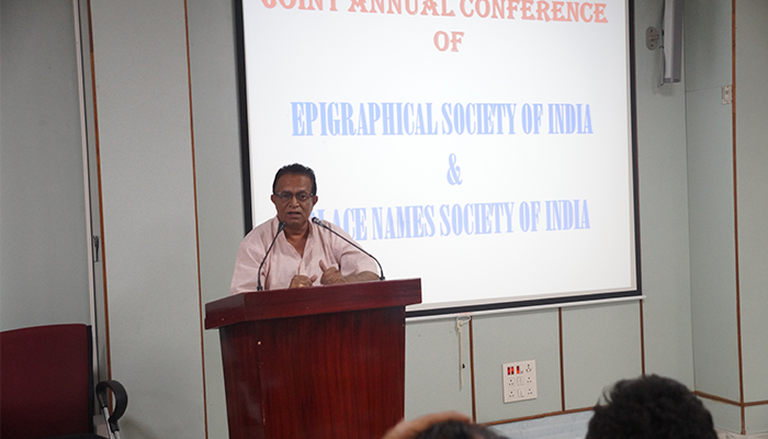 Director_DHT's tweet photo. We have successfully organized the 44th National Seminar of Epigraphic Society of India at Dr. MCRHRD Institute, Hyderabad on 16-18 Feb 2019. This was attended by scholars from all over the country. #EpigraphicSocietyofIndia #NationalSeminar @TelanganaCMO @KTRTRS @tsdamindia https://t.co/QtcRo1RKCH