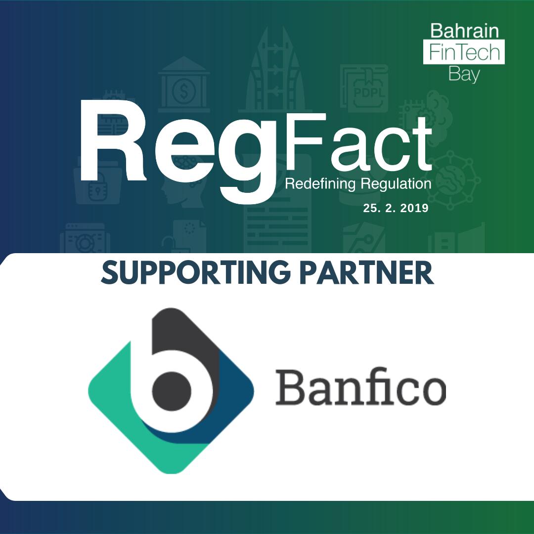 We are pleased to announce BANFICO as our Supporting Partner for RegFact: Redefining Regulation Conference 2019.
_
Learn more about RegFact by visiting: 

regfact.com 
_
#RegFact #BahrainFinTechBay #FintasticBahrain #Regulation #RegTech #RegulationTechnology
