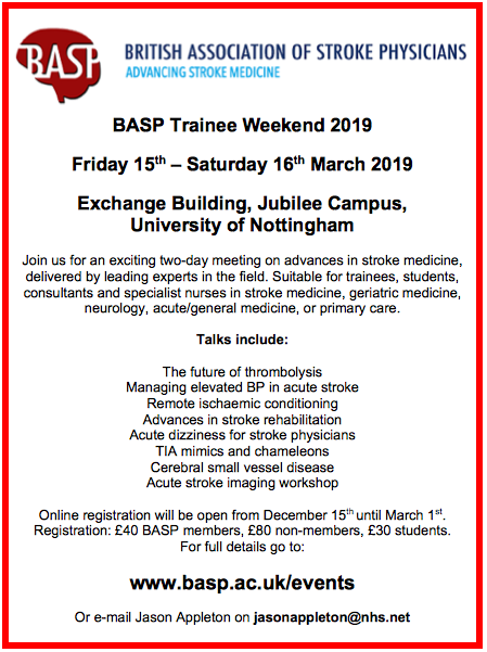 We still have places available on the BASP Trainees Weekend 15-16th March 2019! Registration closes 01/03/19 - don't miss out! Register via basp.ac.uk/events @BASP_TE @ABNTrainees @GeriSoc @take__AIM @BMAGPtrainees @BMAstudents @JRCPTB @NHSePortfolios