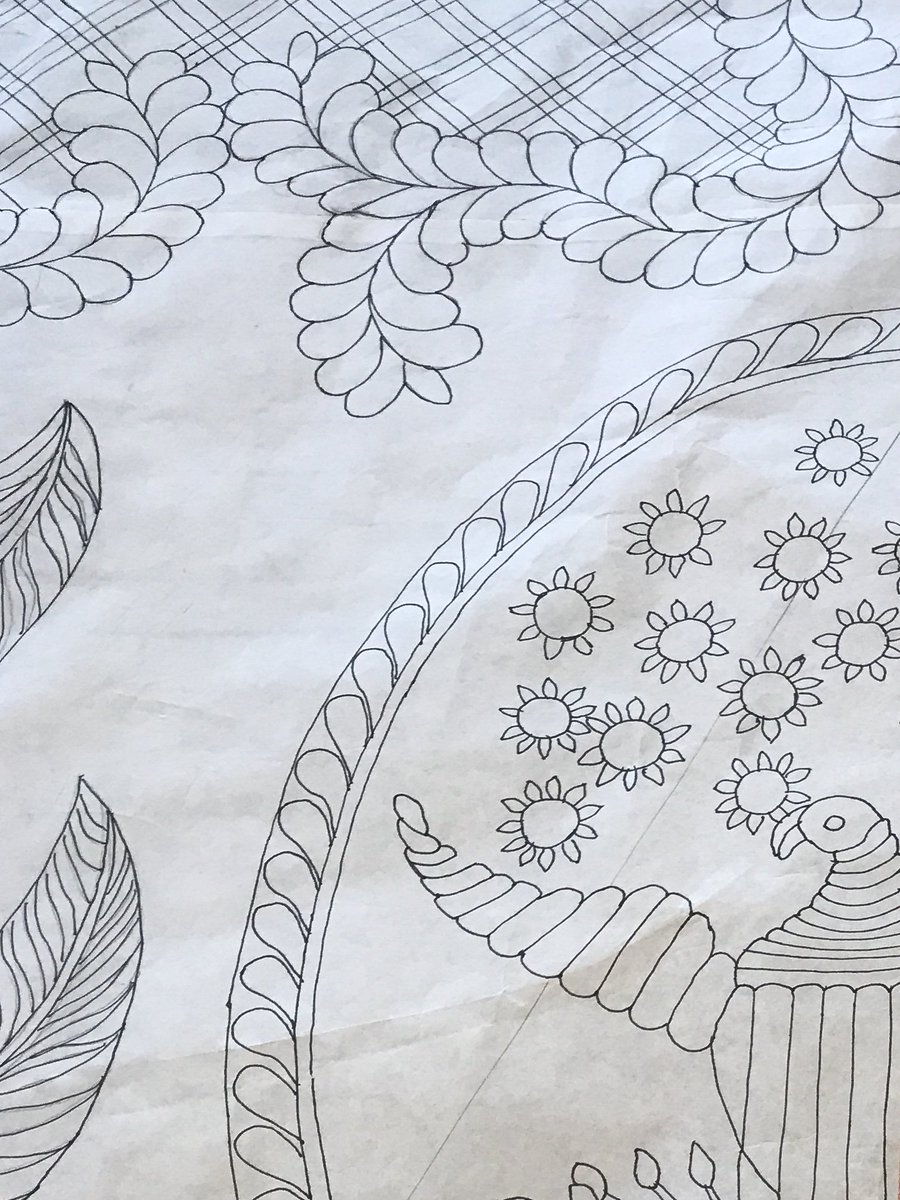 teribiglands's tweet photo. Sneak Peak #5: (Last One till I start the hand quilting! ) Original pattern for my Drums of Autumn Petticoat. #kylanderkouture #18thcenturyquiltedpetticoat #originalpattern #outlandercostumes #pattern #handquilted #silkpetticoat #oneofakind https://t.co/9DUUctloAl