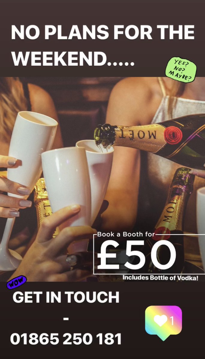 Already thinking of the weekend 💭