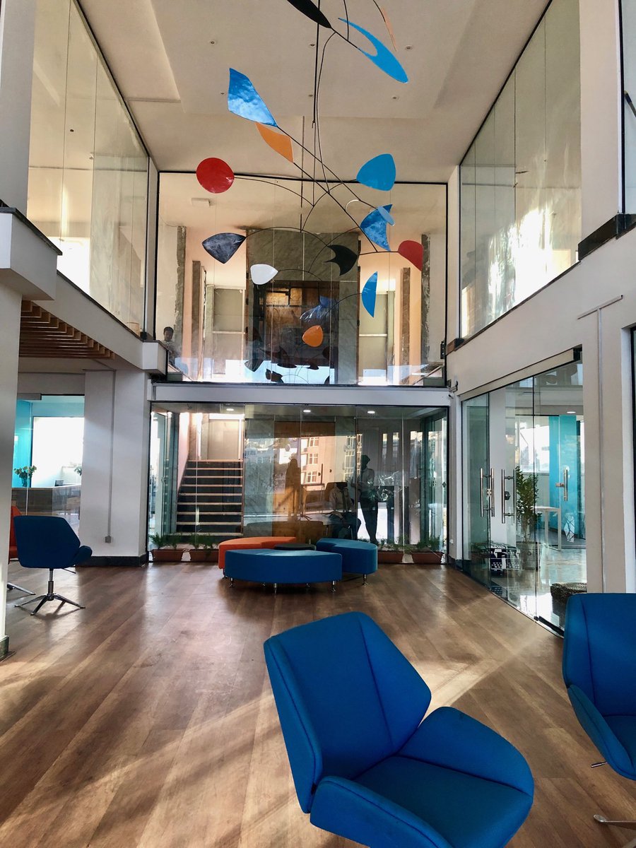 EleniGabre's tweet photo. blueSpace is open! #Ethiopia first co-working space company “where work meets life.” Furnished private offices, dedicated desks, day passes, hi speed wifi, art-infused design, super conveniences. Connect better. Work better. Live better. Come visit! @blueSpaceETH https://t.co/BCefJCR5lE