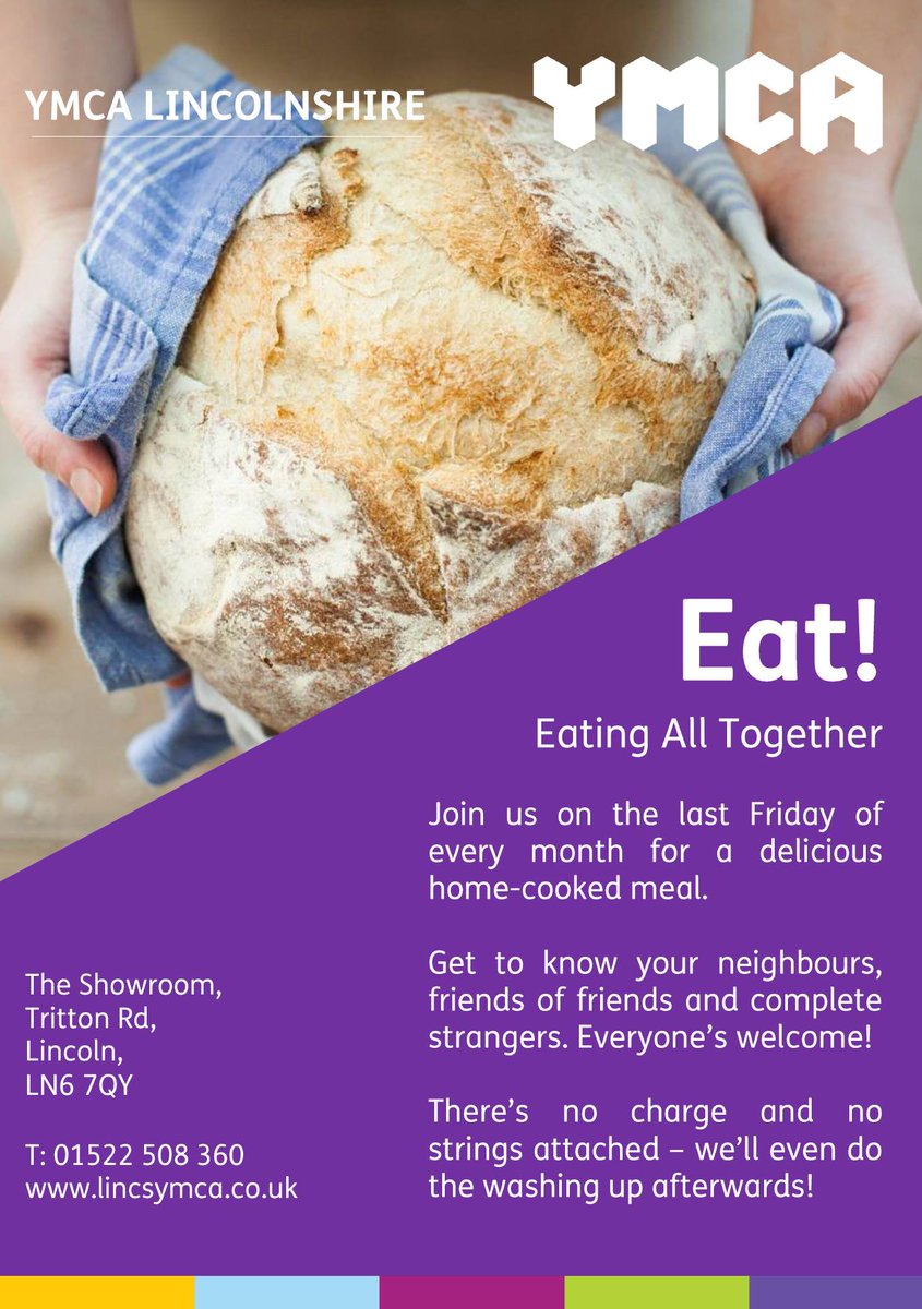 YMCALincs's tweet photo. Join us on Friday 22nd February for a delicious home-cooked meal on us! 

📍 The Showroom
⌚6pm
💰Free of charge
👨‍👩‍👧‍👦 Everyone's welcome

#EatingAllTogether #LincsConnect https://t.co/4f7a0K99DK