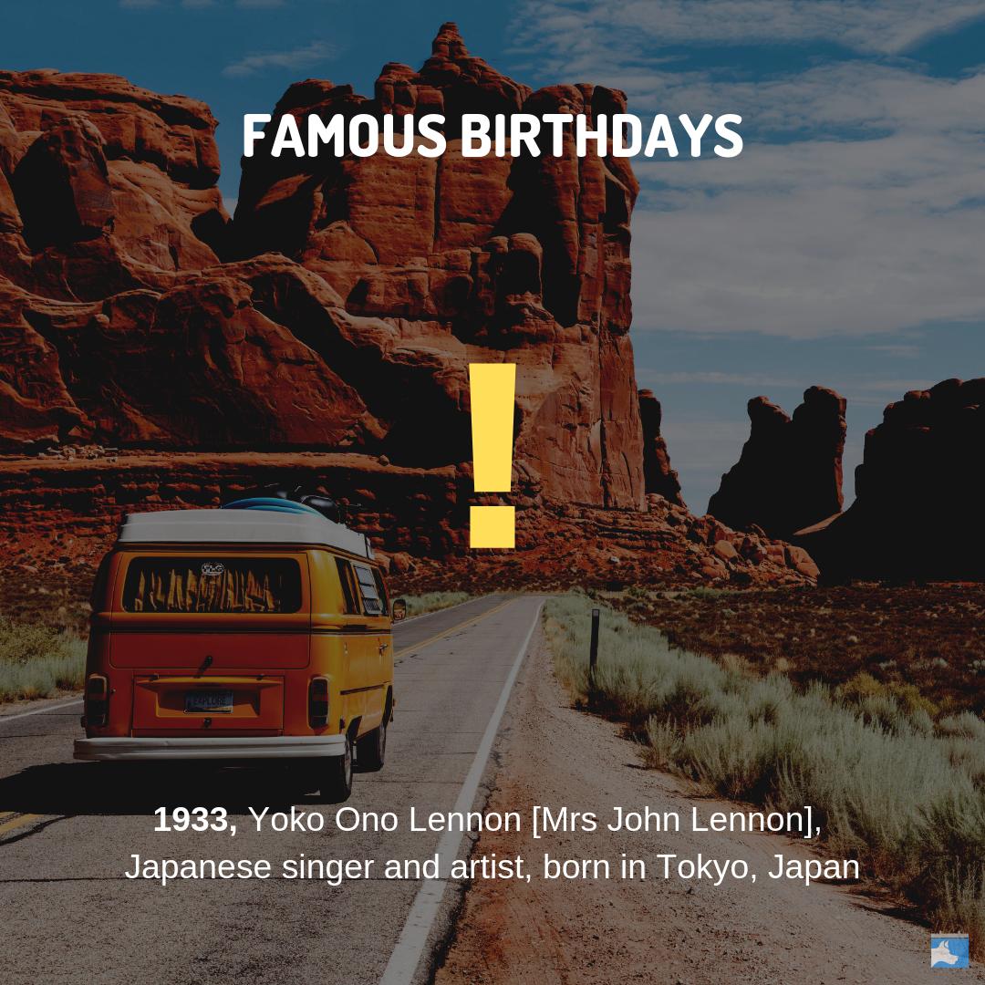 Happy Birthday Yoko Ono! 