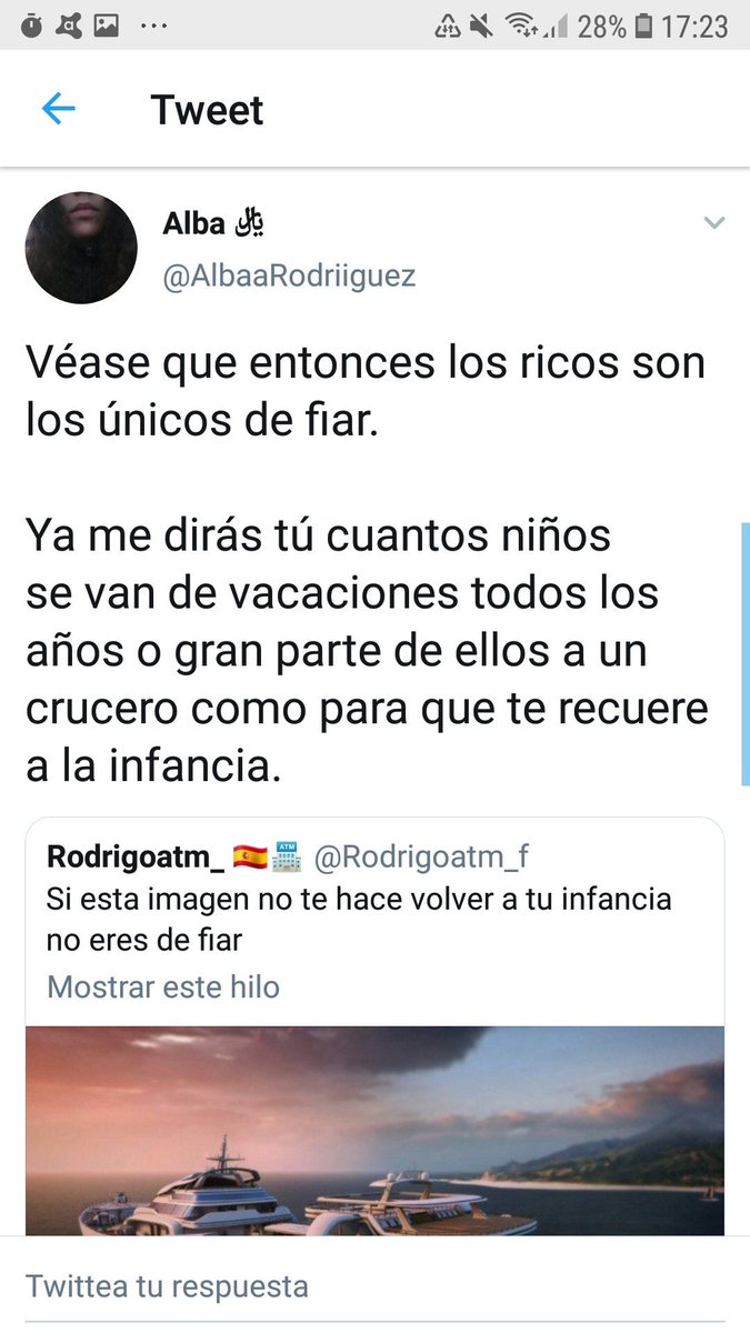 Rodrigoatm_f's tweet image. De pequeño pasaba las típicas vacaciones de niño rico, en las cuales me iba a un crucero a meterme balazos en la cabeza con otros niños del mundo. Criticar sin saber= Twitter