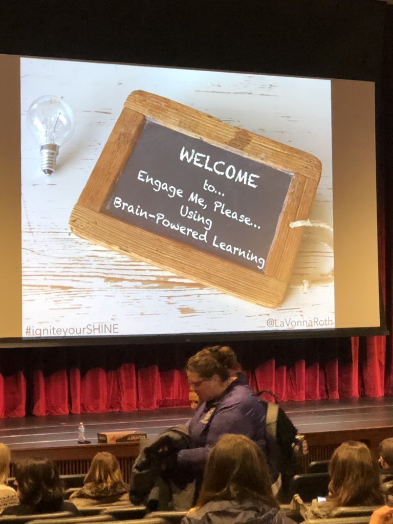 Teeg34T's tweet image. Ready to get my learn on with LaVonna Roth #WASDSpring