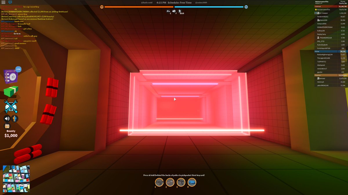 Myusernamesthis On Twitter I Wonder Why The Presidential Vault Has A Wall - roblox jailbreak presidential vault